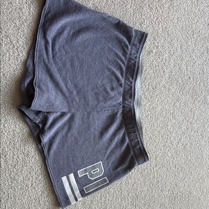 PINK Victoria's Secret Charcoal Logo Shorts